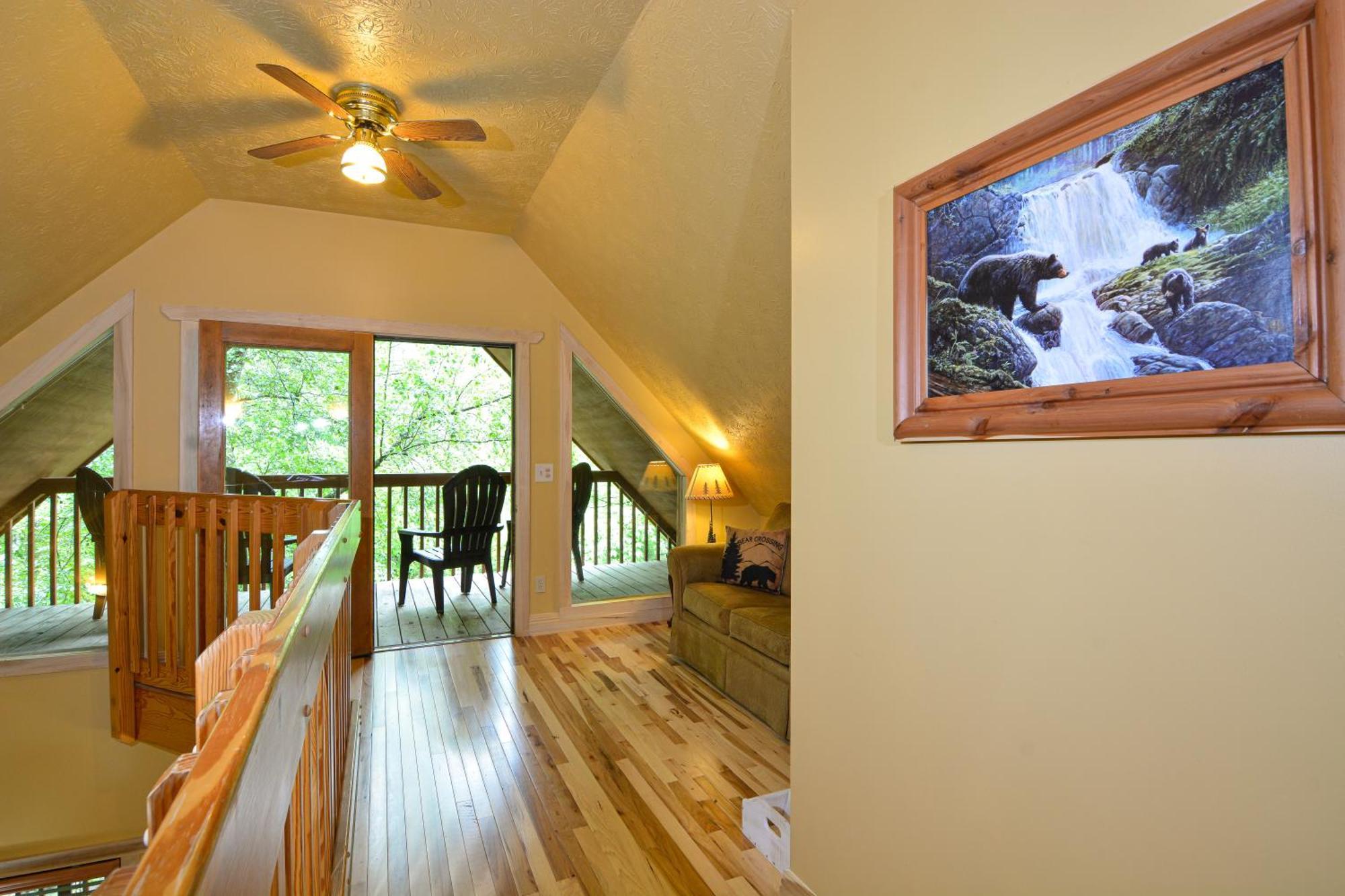 Bear Footin' On The Creek Villa Gatlinburg Rum bild